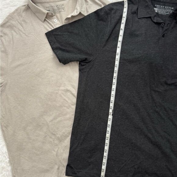 Grunt Style Men's Polo Shirt - Black and Gray Size 2XL - Picture 5 of 8